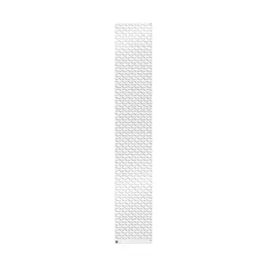 30" x 180" Glossy Minimalist Christmas Script Wrapping Paper | Santa Sleigh & Reindeer | Black & White Holiday Gift Wrap Roll