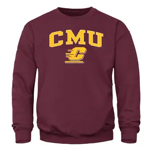 Central Michigan University Spirit Sweatshirt (Maroon)