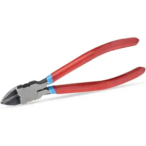 iCrimp Wire Flush Cutters, 6-inch Side , Clipper Wire Snipss  , Spring- High Leverage Plier,  for  Zip, , and Hose Ties