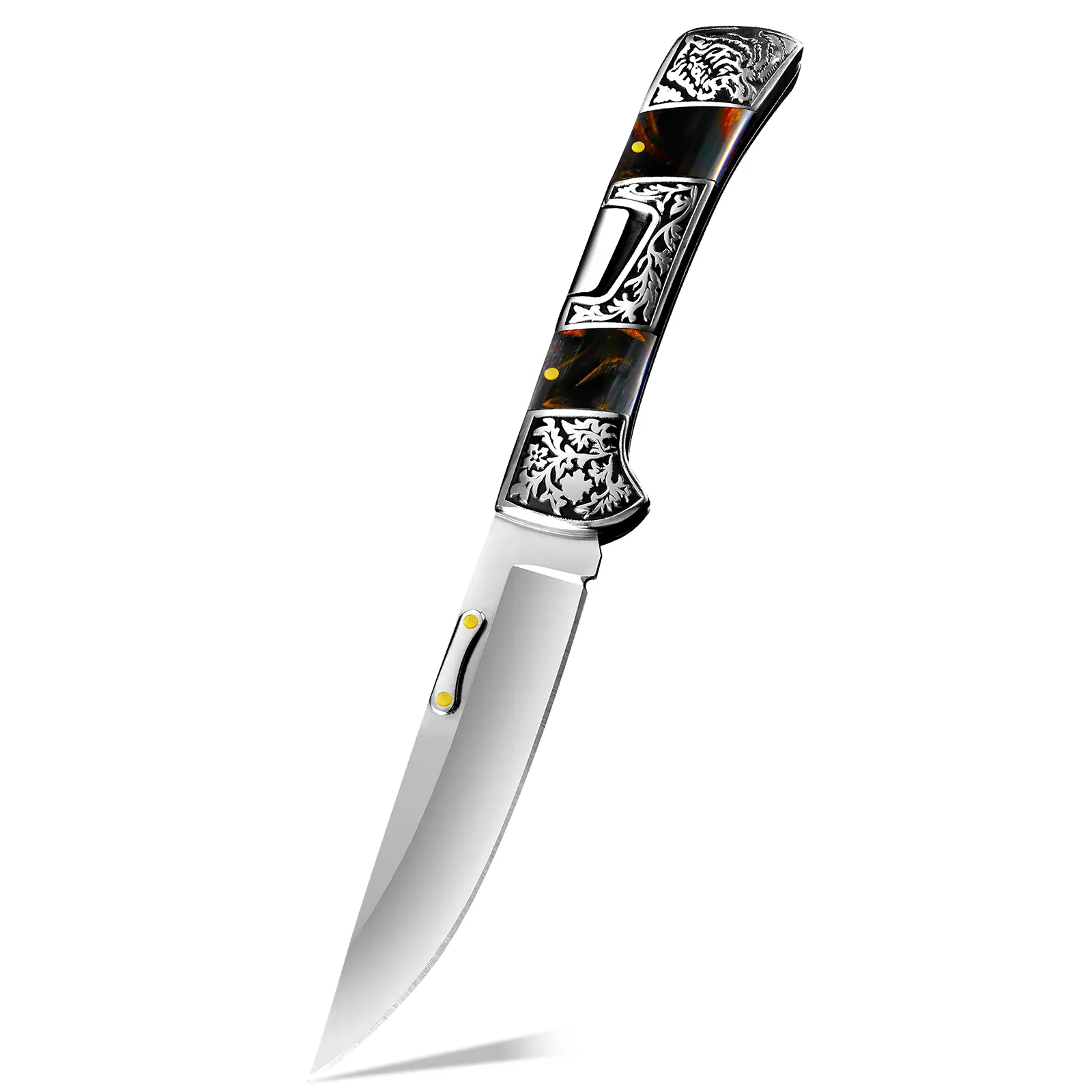 Premium Foldable Culinary Knife | Portable Stainless Steel Utility Knife, Kitchenware, Cutting