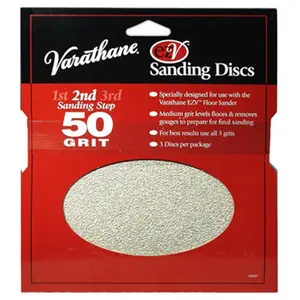 Rust-Oleum 203937 3 Pack, 50 Grit Sanding Discs
