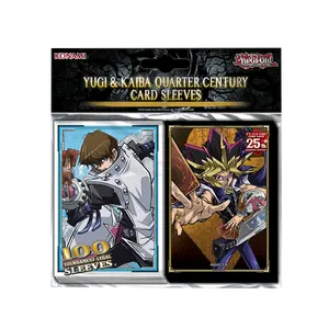 YuGiOh Yugi & Kaiba Quarter Century Card Sleeves 100-pack