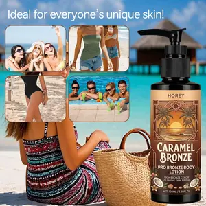 HOREY Caramel Bronze Bronzing Body Lotion for Glowing Summer Skin