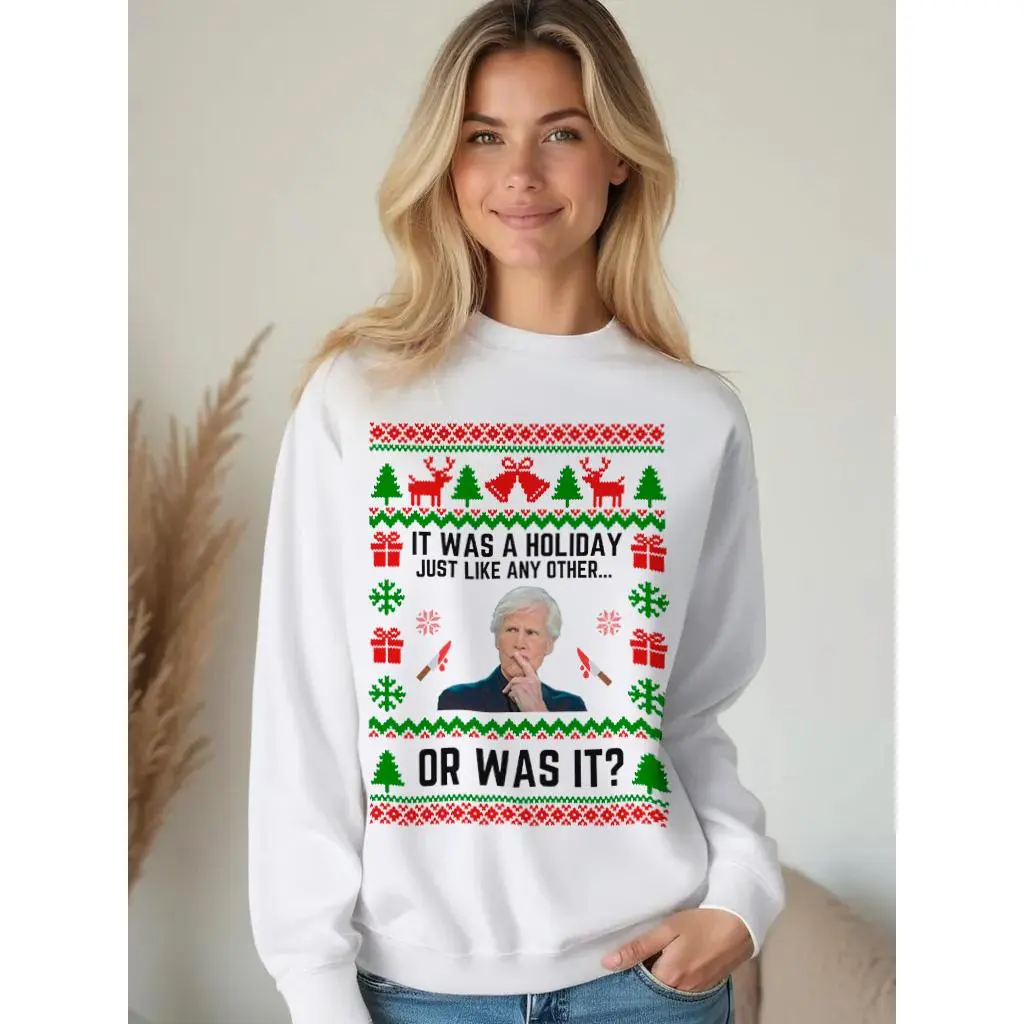 Keith Morrison Ugly Christmas Sweater True Crime