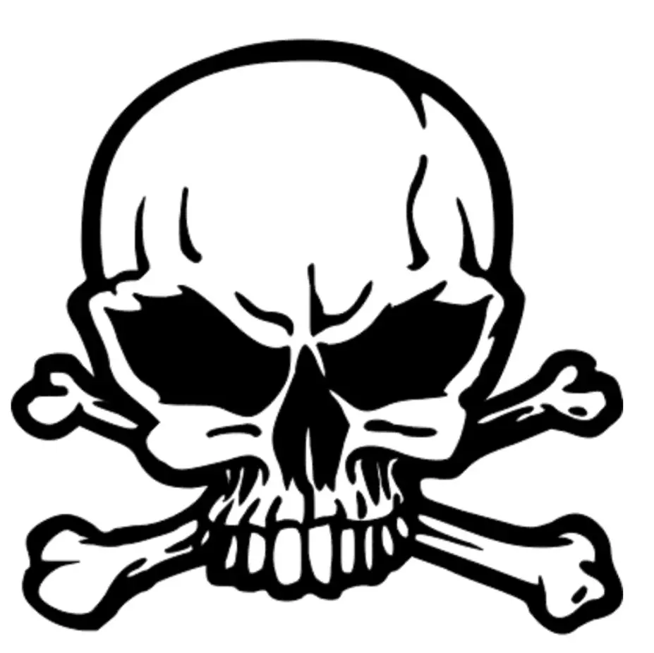 Skull Car Decal