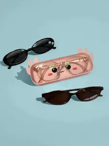 3D Printed Axolotl Glasses Tray – Kawaii Desk Organizer, Pink Accessory