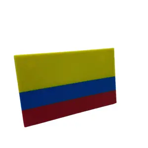 Colombian Flag Trailer Hitch Cover | 3D Printed Hitch Plug for Trucks & SUVs | Colombia Car Accessory | Latin Pride Gift | 2” Receiver Fit