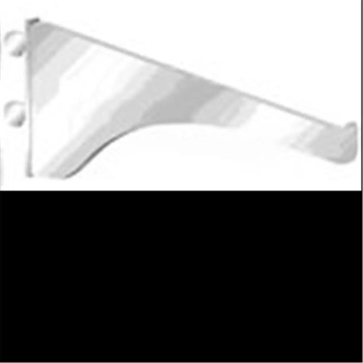 212 MAIN Knape & Vogt 180WH6 6 in. White Regular Duty Brackets, Adjustable, Durable, Pack of 10