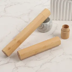 Bamboo Travel Toothbrush Case