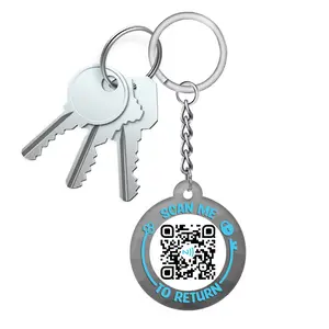 Smart Keychain QR NFC Tag