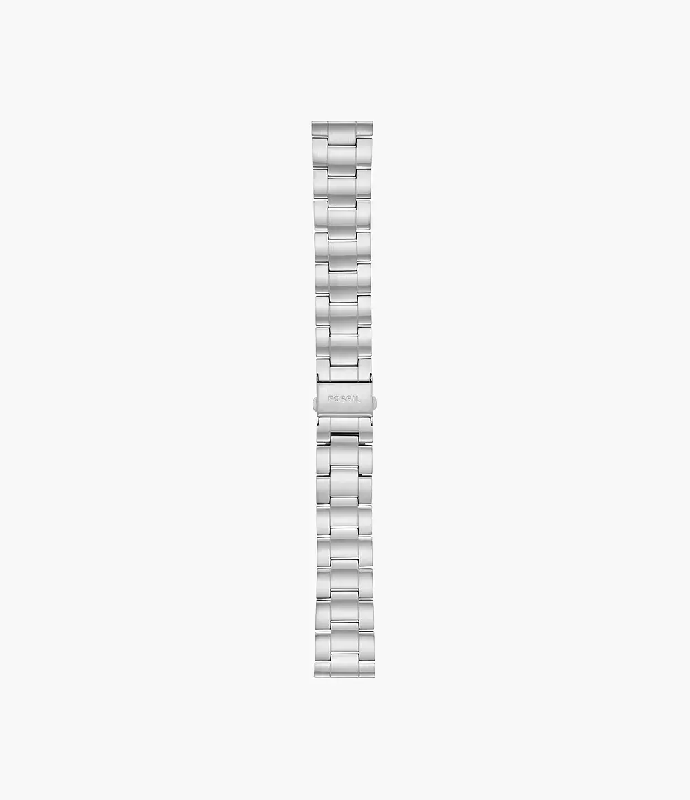Fossil Men's 22mm Silver Stainless Steel Watch Band