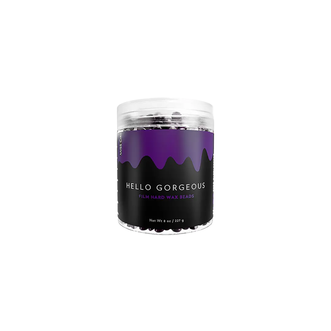 Hello Gorgeous Purple Film Hard Wax Beads - 8 Oz