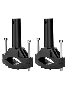 2Counts/Set Universal Motorcycle Mounting Bracket - Spotlight, Shock Absorber & Headlight Modification Stand for Accessories. Compatible with Various Motorcycle Models, Sturdy Construction for Secure Lamp/Shock Absorber/Spotlight Installation.