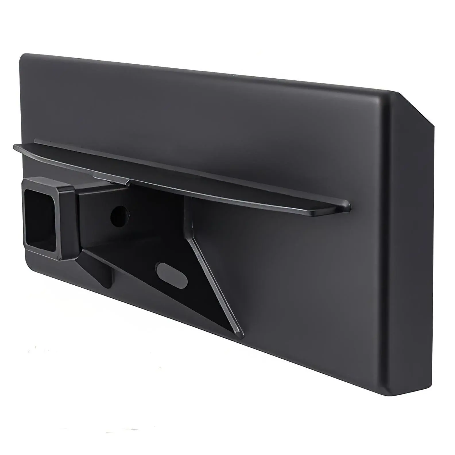 GAOMON Mini Skid Steer Receiver Hitch Mount Plate 1/4 in Thick - Compatible with Toro Dingo Quick Tach, 2 in Receiver Hitch for Lightweight Towing, Weld-On or Bolt-On Options, Black