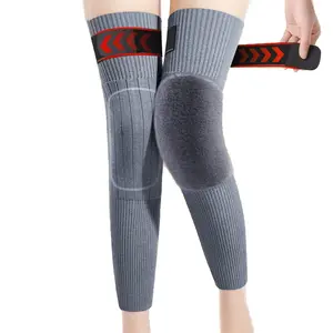 Ollas Winter Warm Thicken Cashmere Wool Knee Brace Unisex  Support Pads Extended knee protector to keep warm for cold legs Leg Warmers  Knee Sleeves