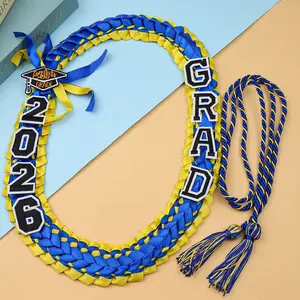 ONERIR 2026 Graduation Honor Cord 1 Set Braided Lei Decorative Rope for Men & Women High-Quality Woven Material Ideal Graduation Gift Commencement Accessory 170CM/67IN Length