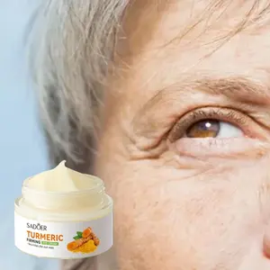 20g Turmeric Firming Moisturizing Hydrating Eye Cream, Deep Hydration, Reduces Dark Circles, Fine Lines, Wrinkles, Mom's Gift, Smoother Eye Area, Hydrate Moisturize Moisturizer Moisture, Eye Cream Eye Creme For Wrinkles