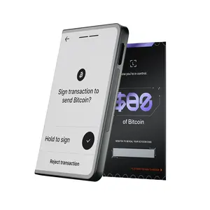 Ledger STAX - Premium Touchscreen Signer for Secure Crypto Management - diversify and Grow Your Assets with Style via The Wallet app - Charcoal