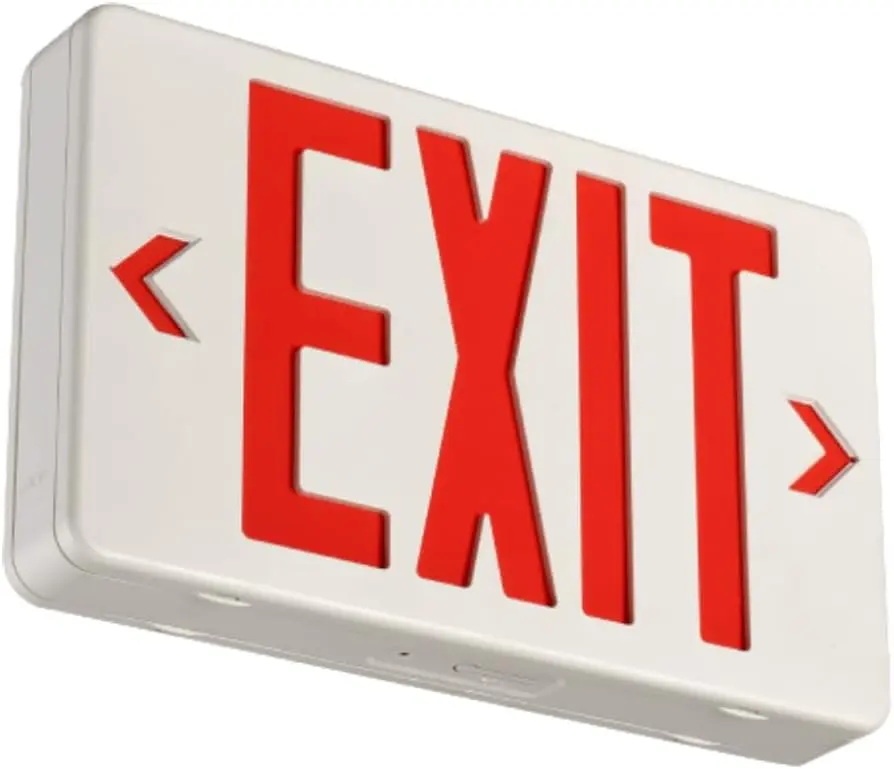 Wall Mounted Exit Sign, Home Supplies Emergency Safety Plaque for Building Evacuation