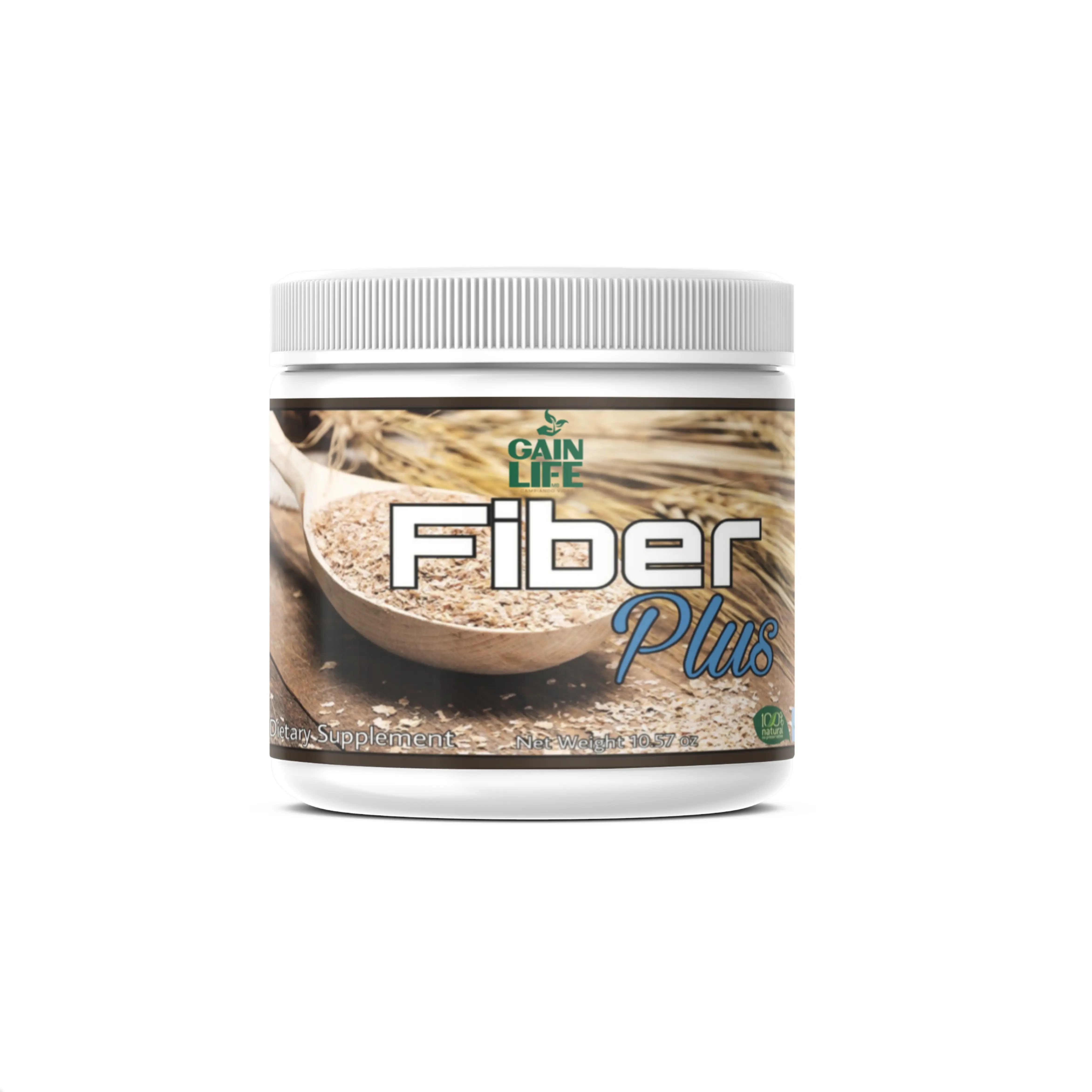 Gain Life Daily Fiber Plus Drink Mix Powder Vitamin Dietary Supplement