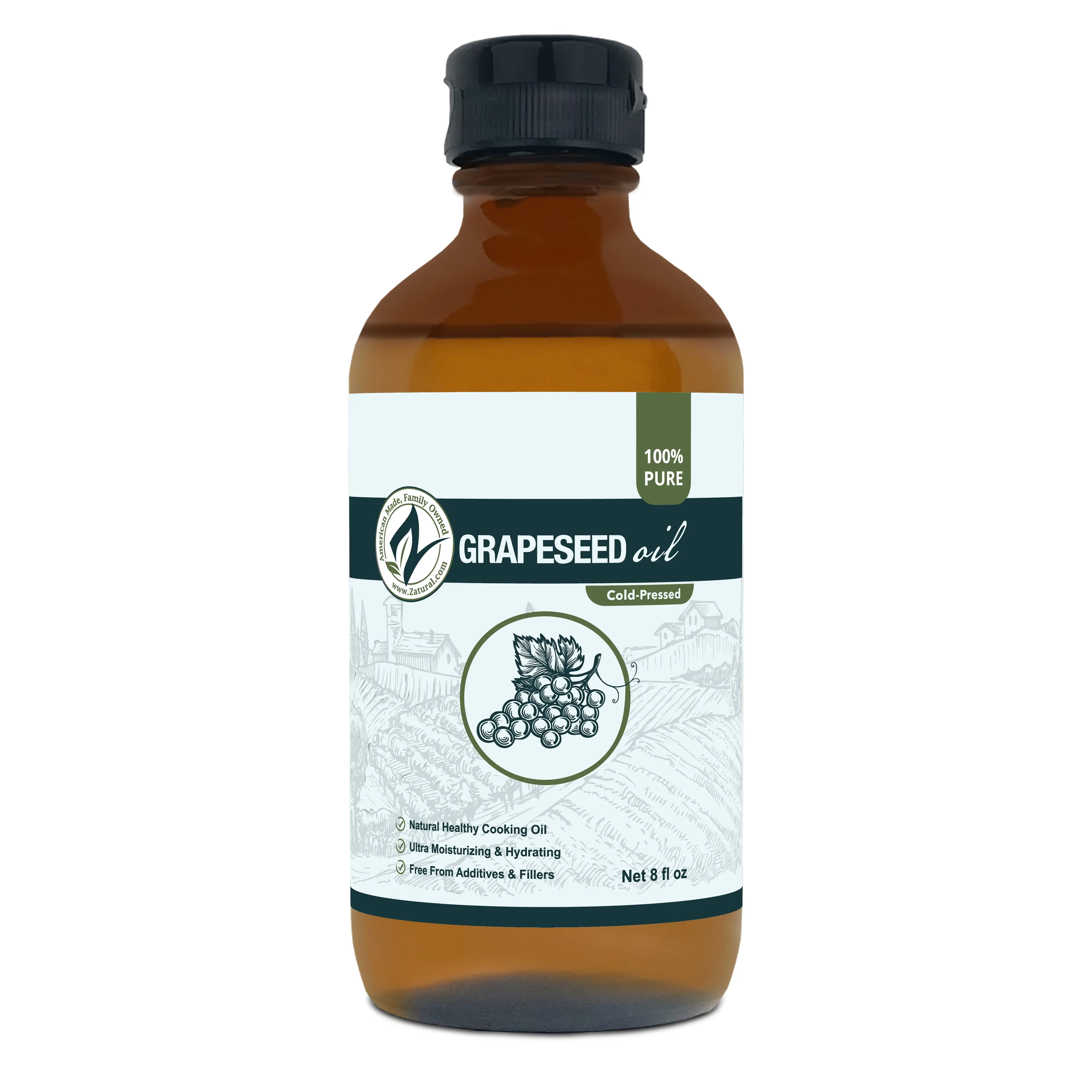 Grapeseed Oil Virgin Cold-Pressed | Culinary Carrier Oil