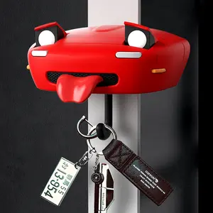 Vintage Car Keychain, Wall-Mounted Key Holder, Car Headlight Key Chain Hook, Home Decor Accessory, Rustic Style for Hallway Kitchen