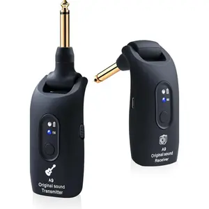 🎸 Wireless Guitar System 2.4GHz – 100ft Range + Free Picks & Tin