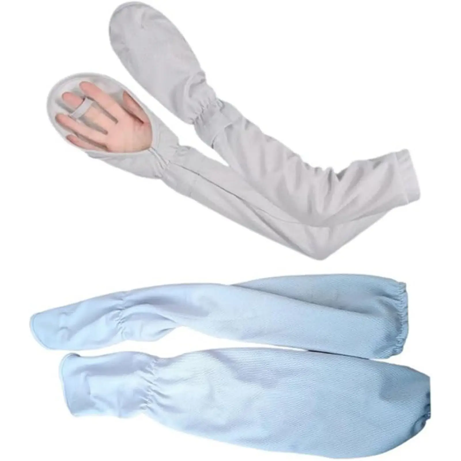 2 Pair Sun Gloves UV Sun Protection Driving Gloves Non-Slip Fingerless Cooling Arm Sleeves Hand Covers for Sunblock Sunscreen Women Driving Biking Mowing Lawn Summer Outdoor Cycling