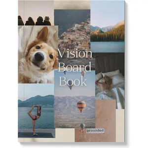 Vision Board Book - Scrapbook, Magazine, Junk Journal Supplies | 800+ Categorized Pictures & Quotes| Aesthetic Dream Board for Women & Affirmations -Collage Book for Goal- Setting