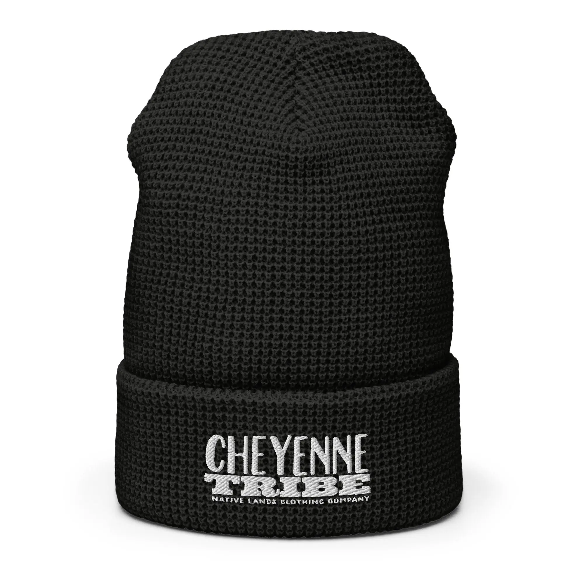 Cheyenne Tribe Waffle Beanie Embroidered - Honoring First Nations, Inuit, Native American Indigenous Cultures