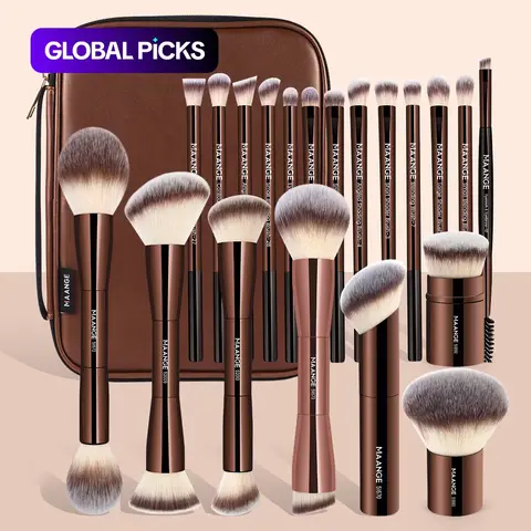 Makeup Brush Set with Storage Bag, 20-Piece Professional Face Makeup Brush Kit with Soft Bristles, Brushes Makeup, Versatile Cosmetic Brush Set for Women & Girls Beauty Brush Set #GLOBAL PICKS