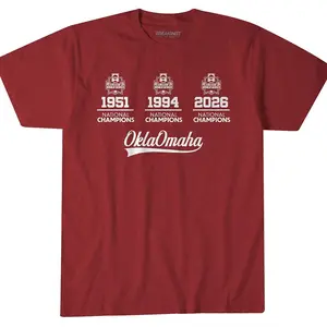Oklahoma Baseball: 3-Time National Champions Banners 4VL