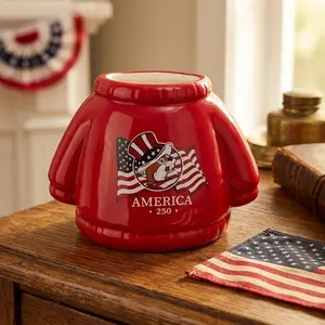 Buc-ee's America 250 Red Sweater Apple Pie Scented Candle