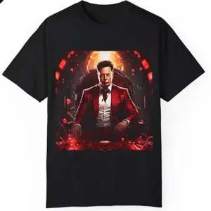 Elon Musk Freedom Fighter T-Shirt - Men's Top - Menswear