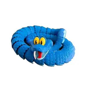 3D Printed Cartoon GAPY Snake Fully Articulated Movable Realistic Animal Model Gift Toy