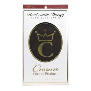 Dark Gray Satin Durag