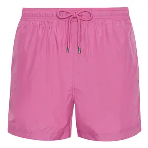 Pink Mid-Length Swim Shorts
