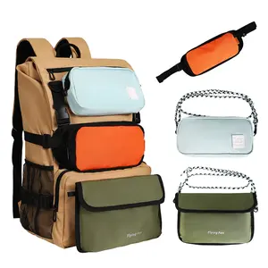 4-in-1 Detachable Travel Laptop Backpack for Men, 30L Lightweight Carry On Bag, Fits 18-in Laptops