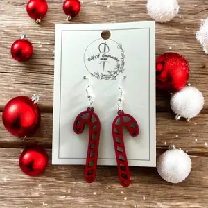 Candy Cane Earrings