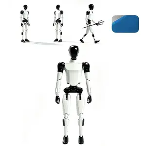 Optimus Articulated Humanoid Robot Action Figure Toy, Collectible Figure, Pre-Assembled T13, 16 Movable Joints, Popcorn Robot Model, Desktop & Car Decoration, Birthday Gift