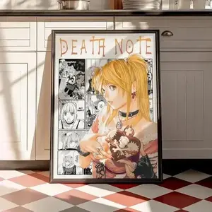 Death Note Misa Poster Print, Misa Amane Character Print, Manga Room Decor