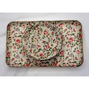 Vintage Alcohol Proof Paper Mache Tray - Made in Japan - MCM