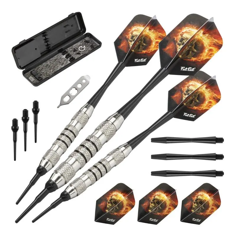 Fat Cat Blazer Soft Tip Darts 16 Grams Dartboard Stand
