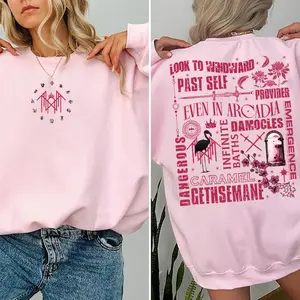 【Printing Hoodie】Even In Arcadia Sleep Token Sweatshirt, Vintage 2-Sided Album Shirt, Unisex Cotton Pullover, Sleep Token Merch for Men & Women, Rock & Metal Band Tour Outfit, Concert Streetwear, Gift for Music Fans