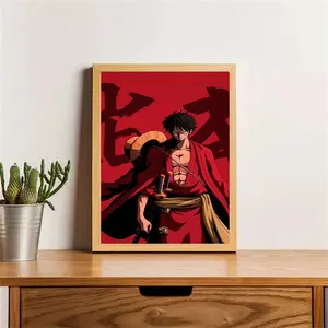 One Piece Canvas Wall Art Hanging Painting, Frameless Decoration for Living Room Bedroom Office, Adventure Theme Decor