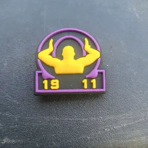 Omega Psi Phi Jibbitz the Purple and Gold
