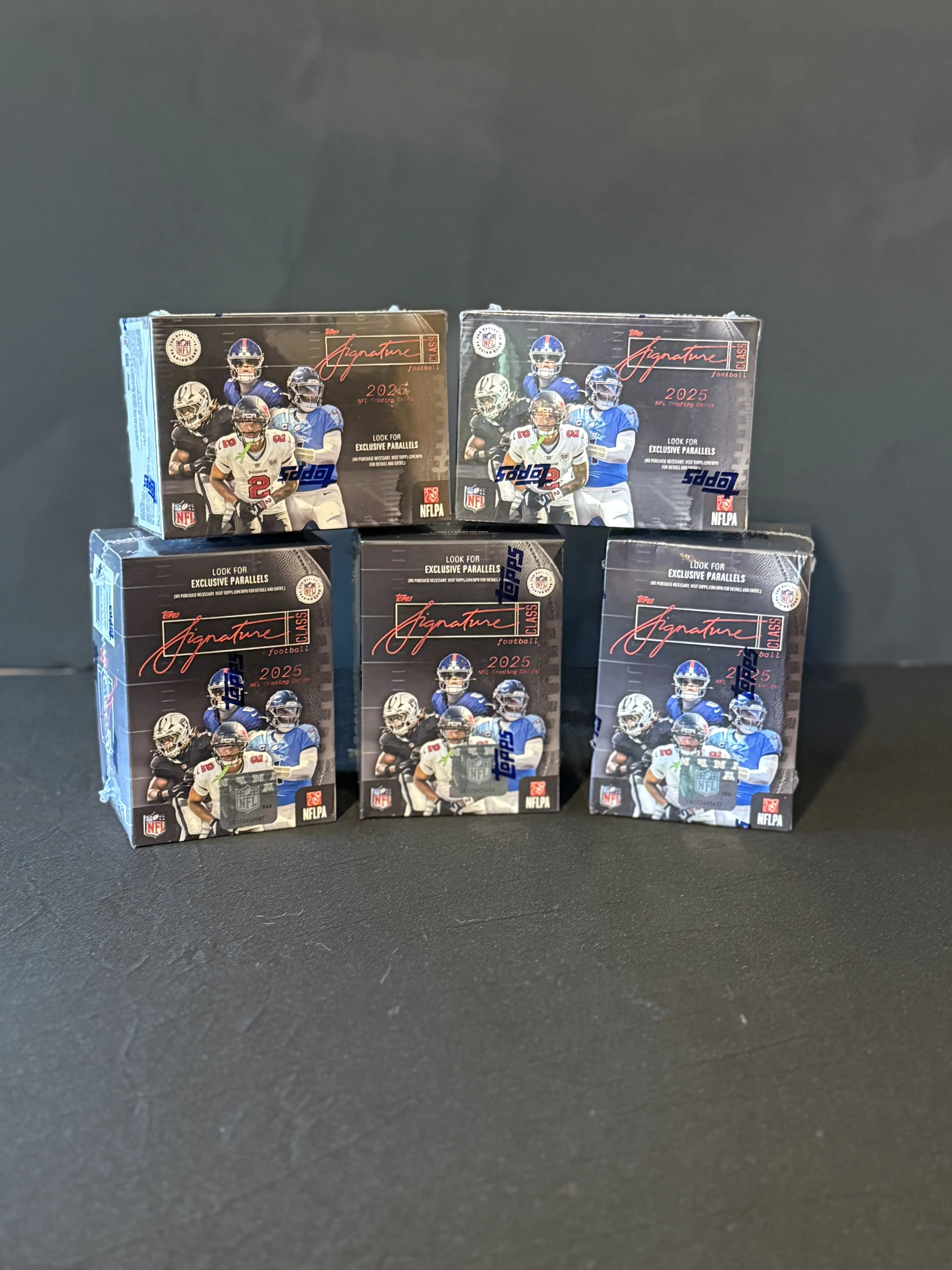 Live Break #5! 5 Topps Football Signature Class Blasters! | PYT Break!  All Cards From Your Team Ship!
