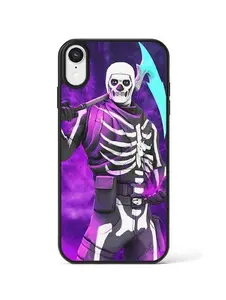 [CUSTOM NAME DM] Fortnite Phone Case Light Skull Trooper - Battle Royale, gaming gift Fit for iphone X, 11, 12, 13, 14, 15, 16 pro max