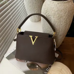 TLXT Elegant 2025 New Style / Single-Shoulder Crossbody Bag - Minimalist Lychee Texture Small Square Handbag with Zipper Closure, //Wine /, Versatile for Casual &