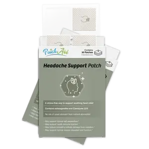 Headache Support Patch - 30 Patches for Headache Support with Ashwagandha & Coenzyme Q10 - No Nutrient Absorption Risk - Healthcare